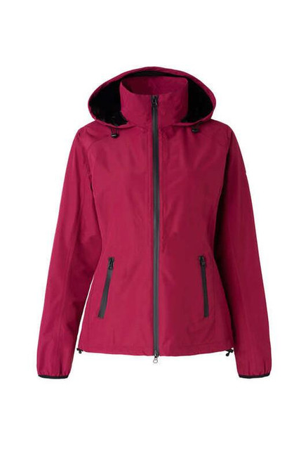 Horze Women's Anemone Dark Pink Stella Waterproof Shell Jacket