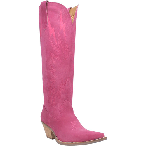 Dingo Women's Fuchsia Thunder Road Tall Leather Boot