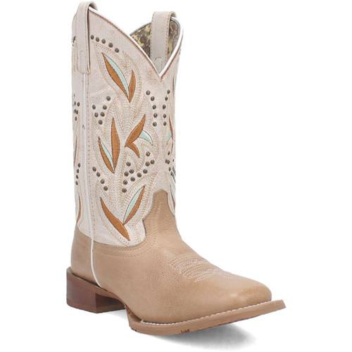 LAREDO Laredo Women's Lydia Tan Sand Square Toe Western Leather Boot 