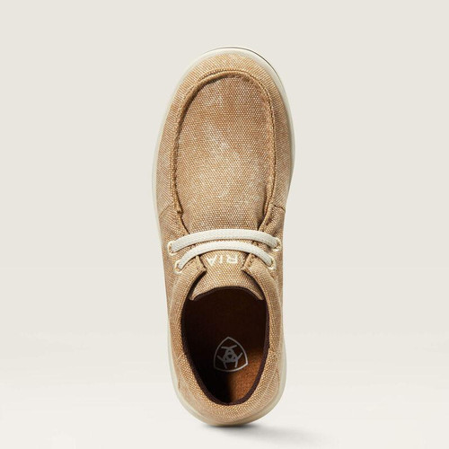 Ariat Kid's Washed Tan Canvas Hilo Shoes