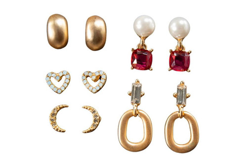 M & F M&F Western Blazin Roxx Women's Earring Set (Pack of 5) 