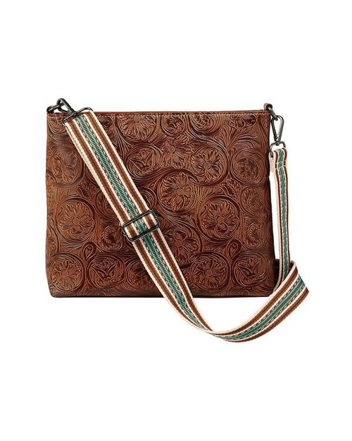 M & F M&F Western Nocona Women's Brown Amelia Concealed Carry Crossbody Handbag 