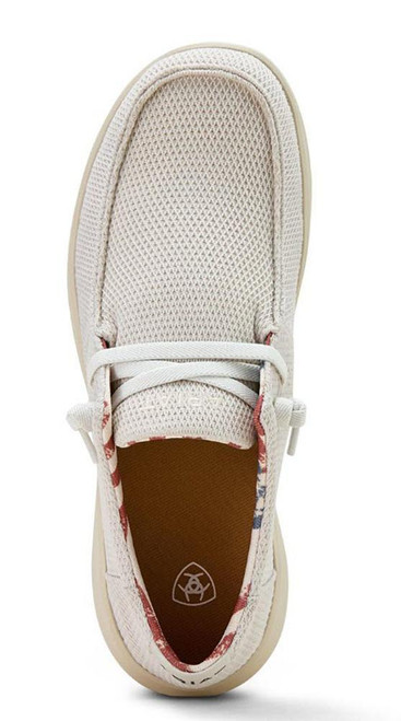 Men's Ariat Cream Mesh Hilo Slip On Shoes