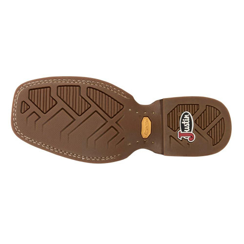 JUSTIN Justin Women's Brown Little Sugar Embroidered Square Toe Cowboy Boots 