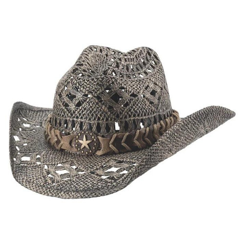 Bullhide Women's Ash Distressed Naughty Girl Western Straw Hat