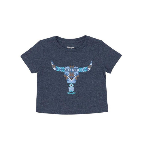 WRANGLER Wrangler Baby Boy's Dark Sapphire Heather Graphic T Shirt 