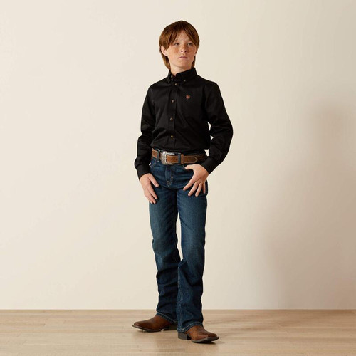 Ariat Boy's Chief B4 Relaxed Stretch Legacy Bootcut Jean