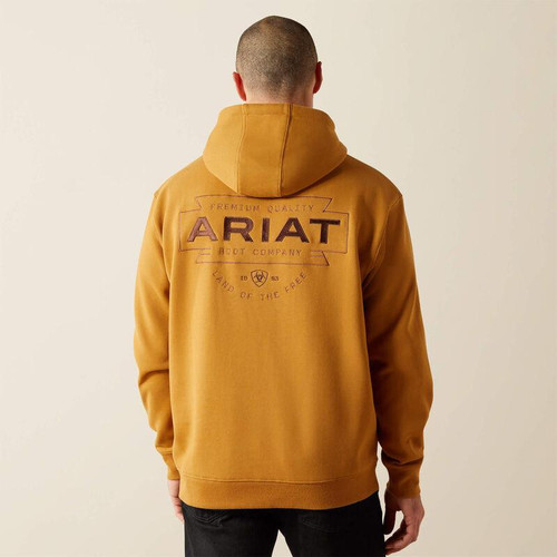 ARIAT Ariat Men's Bone Brown Southwest Simple Hoodie 