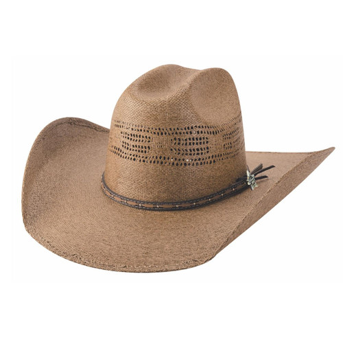BULLHIDE HAT CO. INC Bullhide Pecan Road To Vegas 25X Straw Hat 