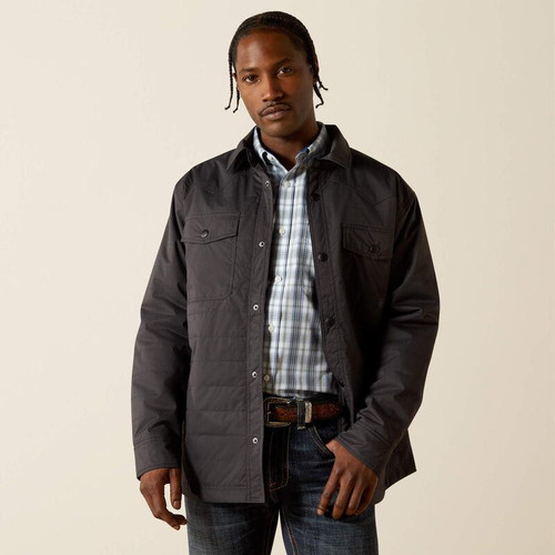 Ariat Men's Quilted Shirt Jacket - Phantom