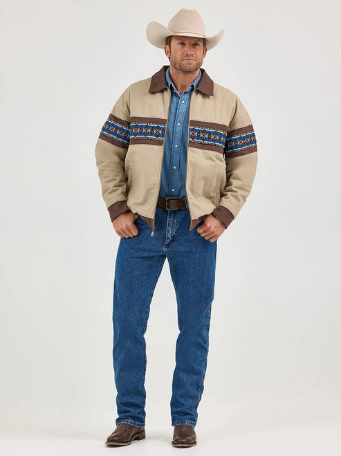 WRANGLER Wrangler Men's North Shore Checotah Bomber Jacket 