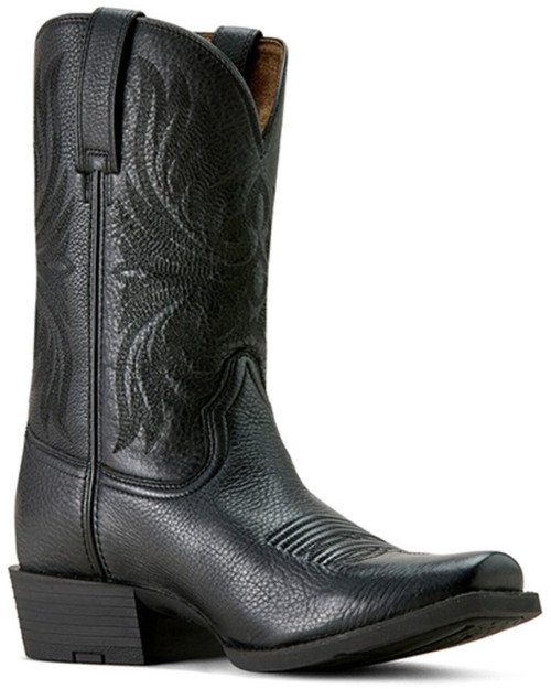 Ariat Black Deertan Men's Sport Narrow Cutter Toe Cowboy Boots
