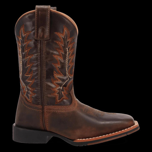 Dan Post Kid's Rust Dexter Square Toe Cowboy Boot