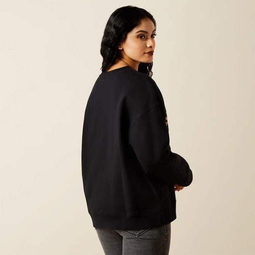 ARIAT Ariat Women's Black Outlaw Oversized Sweatshirt 