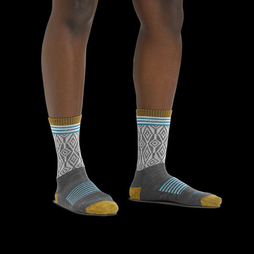 Darn Tough Women's Gray Sobo Micro Crew Hiking Socks