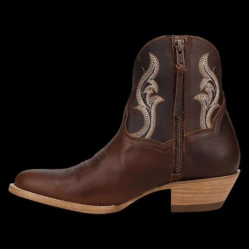 DAN POST Dan Post Women's Tan Rustic Charm Leather Western Bootie 