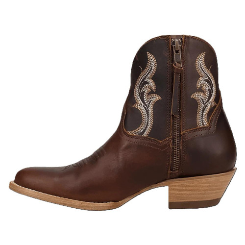 DAN POST Dan Post Women's Tan Rustic Charm Leather Western Bootie 
