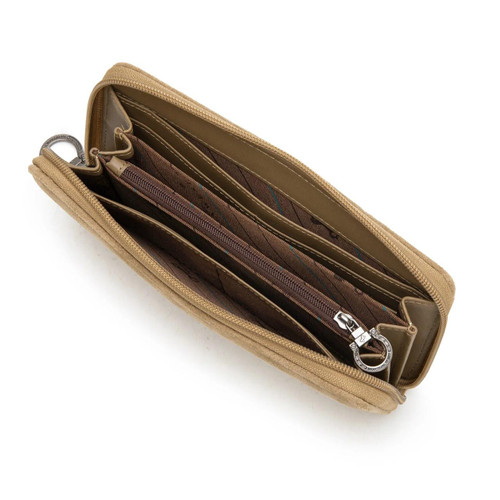 MONTANA WEST Montana West Women's Khaki Boot Stitch Wallet 