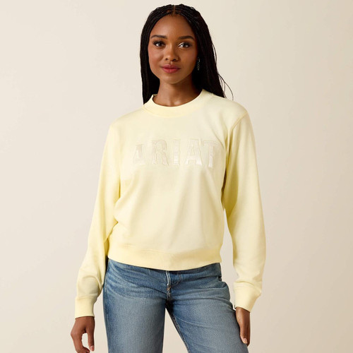 ARIAT Ariat Women's Pear Sorbet Essential Crew Sweatshirt 