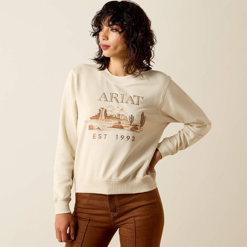 ARIAT Ariat Women's Summer Sand Essential Crew Sweatshirt 