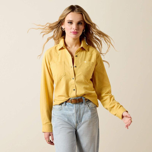 Ariat Women's Rattan Dobby Billie Jean Shirt