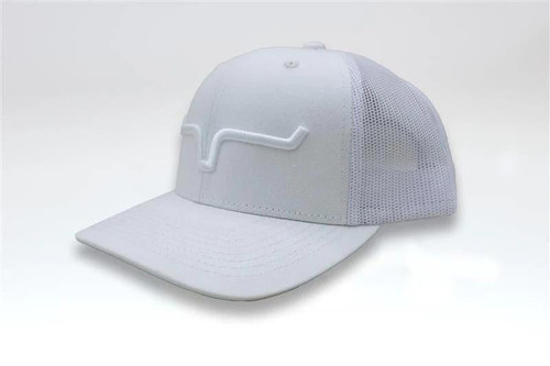 Kimes Ranch White/White Weekly Trucker Hat