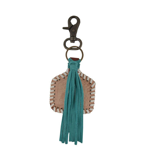 MYRA BAGS Myra Multicolor Allium Leather Keychain 