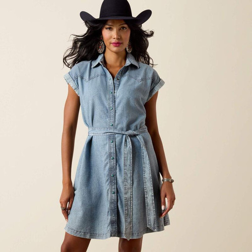 ARIAT Women's Ariat Medium Blue Hampton Dress 