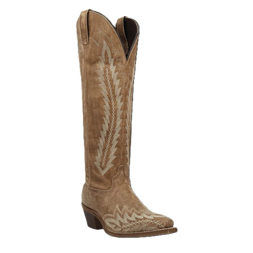 LAREDO Laredo Women's Honey Roxelle Wide Calf Leather Boot