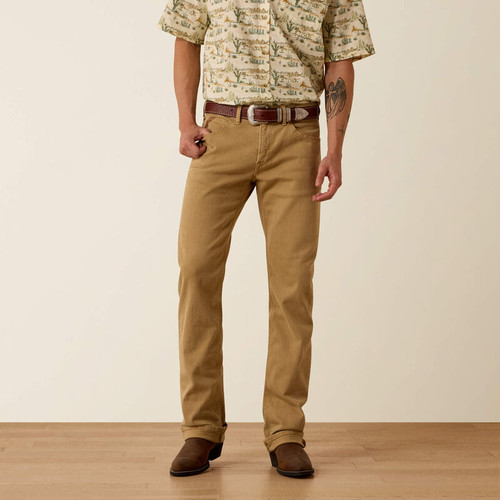 Men's Ariat Dark Khaki M5 Straight Oliver Straight Leg Jean