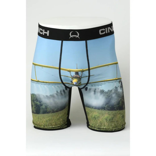 CINCH Cinch Men's Multicolor 9" Crop Duster Boxer Brief  