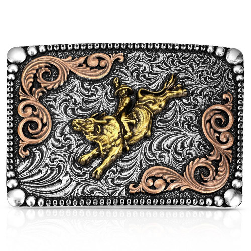 MONTANA SILVERSMITH Montana Silversmiths Multicolor Relentless Ride Buckle 