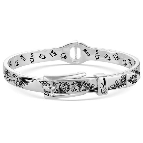 MONTANA SILVERSMITH Montana West True West Buckle Women's Silver Bracelet 
