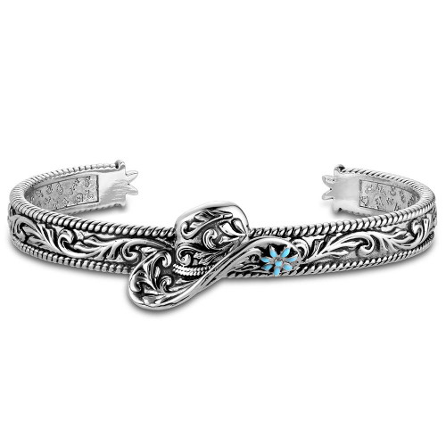 MONTANA SILVERSMITH Women's Montana Silversmiths Under The Brim Cuff Bracelet In Silver 