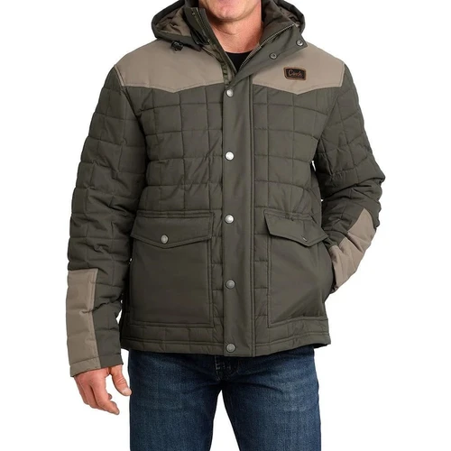 Cinch Men's Quilted Barn Coat - Green