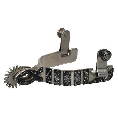 Weaver Women's Floral Chihuahua Spur - Brushed Stainless Steel