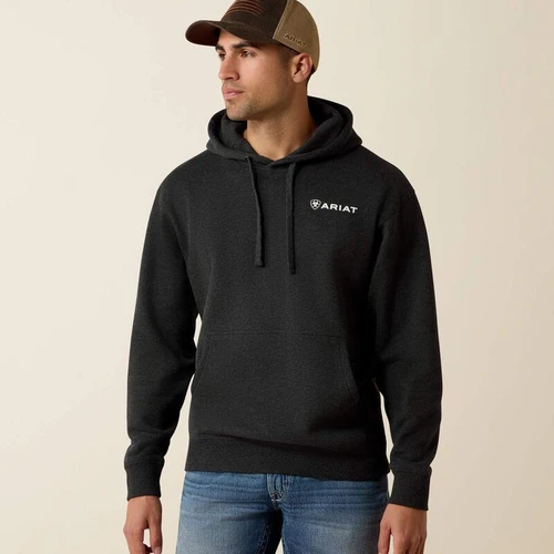 ARIAT Men's Ariat Official Quality Hoodie In Odyssey Grey 