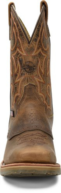 double h steel toe western boots