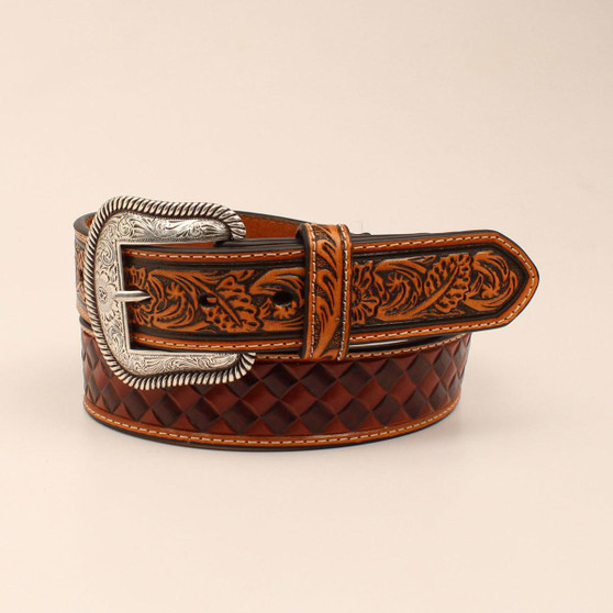 M & F Nocona Men's Basketweave Pattern Belt  N210000502 