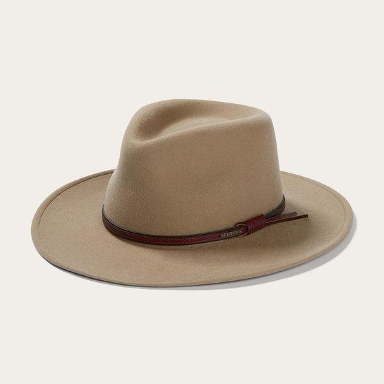 STETSON HATS Stetson Men's Mushroom Tan Bozeman Crushable Outdoor Wool Cowboy Hat  STETSON HATS Stetson Men's Mushroom Tan Bozeman Crushable Outdoor Wool Cowboy Hat