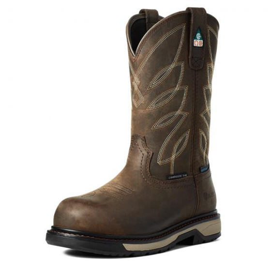 ARIAT Ariat Women's Dark Brown Riveter CSA Waterproof Composite Toe Work Boot  ARIAT Ariat Women's Dark Brown Riveter CSA Waterproof Composite Toe Work Boot