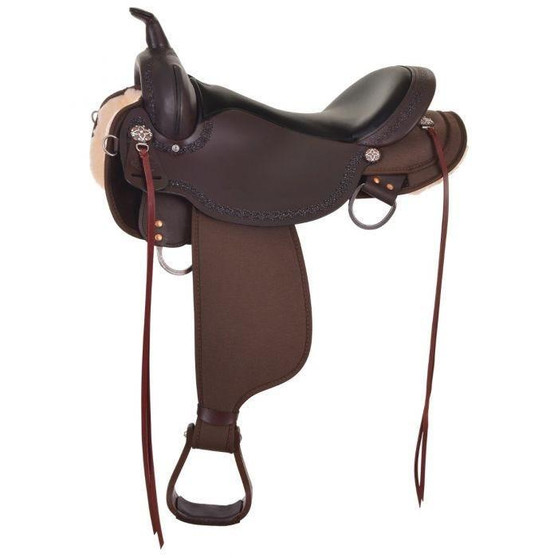 CIRCLE Y OF YOAKUM Circle Y High Horse Daisetta Cordura Western Tail Saddle 16"   CIRCLE Y OF YOAKUM Circle Y High Horse Daisetta Cordura Western Tail Saddle 16"