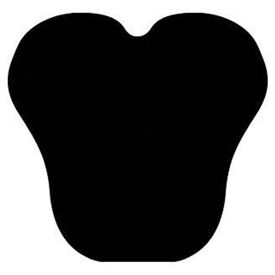 CASHEL Cashel Black English Game Swayback Cushion Saddle Pad  CASHEL Cashel Black English Game Swayback Cushion Saddle Pad