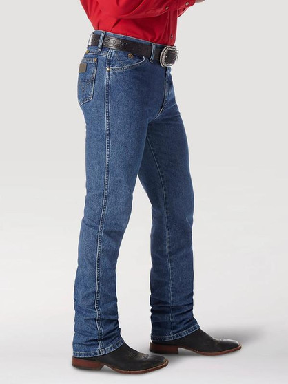 WRANGLER Wrangler Men's Heavyweight Stone Denim George Strait Slim Fit Jean  WRANGLER Wrangler Men's Heavyweight Stone Denim George Strait Slim Fit Jean