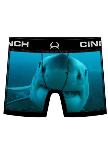 Cinch Men's Regular Fit Shark Boxer Brief