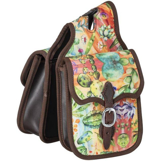 TOUGH 1 Tough 1 Horn Saddle Bag Cactus Sunflower & Serape  