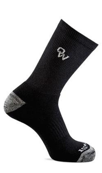 OLD WEST BOOTS Old West Men's Black Crew Socks 6 Pack  
