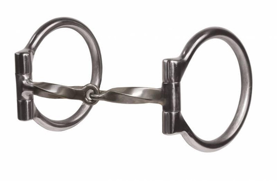 PROFESSIONAL'S CHOICE EQ D RING SLOW TWIST SNAFFLE 