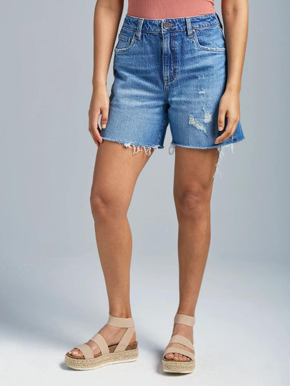 WRANGLER Wrangler Women's Denim Blue Lydia Retro Western Shorts 