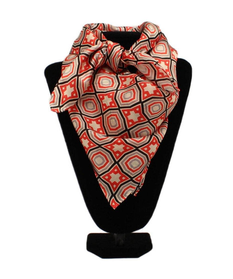 M & F M&F Western Women's Red Geo Print Wild Rag  M & F M&F Western Women's Red Geo Print Wild Rag